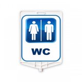 Placa pentru WC din plastic dreptunghiulara pentru barbati si femei